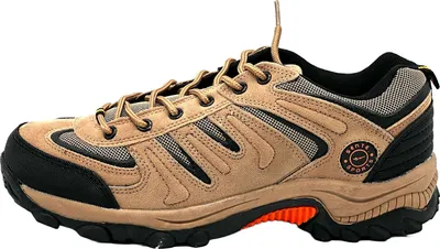 Produktbild von Nowaland Herren Outdoor Trekkingschuhe Wanderschuhe Sneaker Gr. 41-50 inkl. Übergröße,Hellbraun-Orange,43