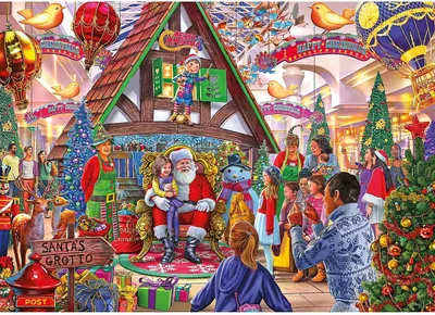 Produktbild von Gibson's Visit Santa (1000)