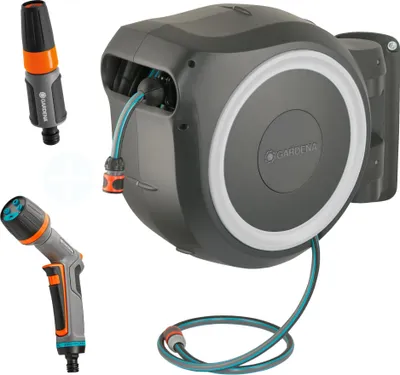 Produktbild von Gardena Wandschlauchbox Gartenzubehör RollUp L 30 m ecoPulse Schlauchsystem