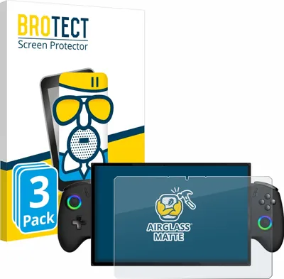 Produktbild von 3x BROTECT Entspiegelungs Schutzglas für OneXPlayer X1 Schutzfolie Panzer Folie Glas Display Schutz matt