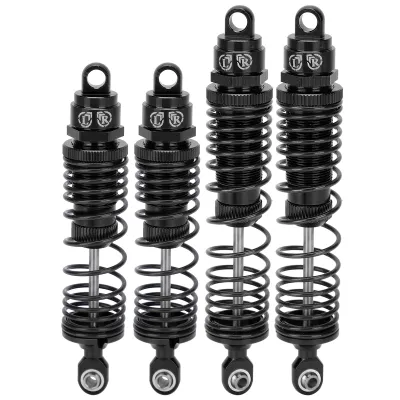 Zdjęcie produktu dla 4szt RC Metalowy amortyzator przedni i tylny do samochodów TRAXXAS / SLASH 1/10 RCCzarny