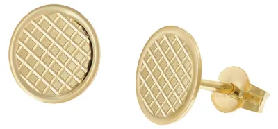 Produktbild von trendor Damen-Ohrstecker 333 / 8K Gold Ohrringe Ø 8 mm 28462