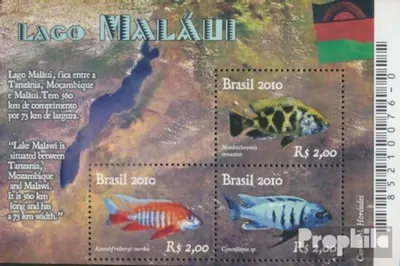 Produktbild von Briefmarken Brasilien 2010 Mi Block149 (kompl.Ausg.) postfrisch Diplom. Beziehungen Malawi
