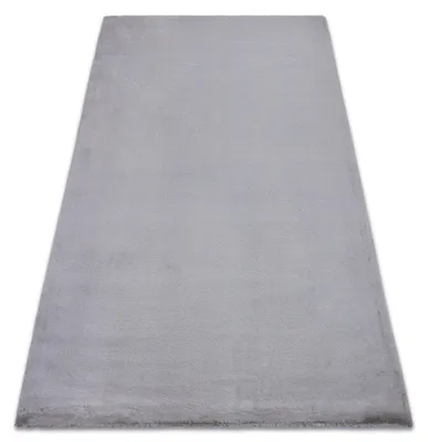 Imagen del producto de Alfombra BUNNY plateado Imitación de piel de conejo gris 120x170 cm