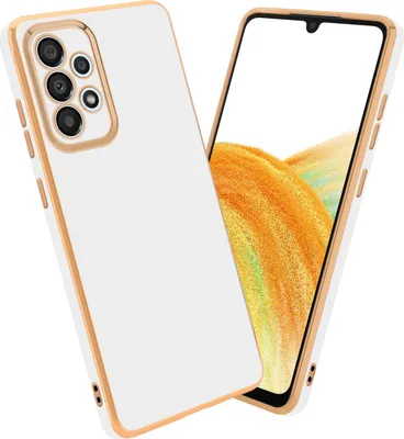 Image de Cadorabo Housse de protection pour Samsung Galaxy A33 5G Housse en blanc Housse pour téléphone portable TPU Silicone Protection pour appareil photo Etui Case