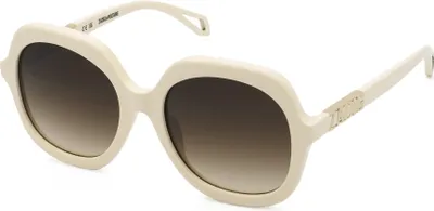 Productafbeelding van Zadig&Voltaire SZV404 Beige glanzend, 56/19/140, zonnebril voor dames