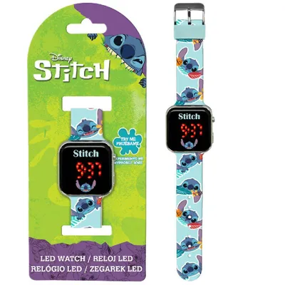 Image de Montre-bracelet numérique LED Stitch pour enfants EUROSWAN 85683