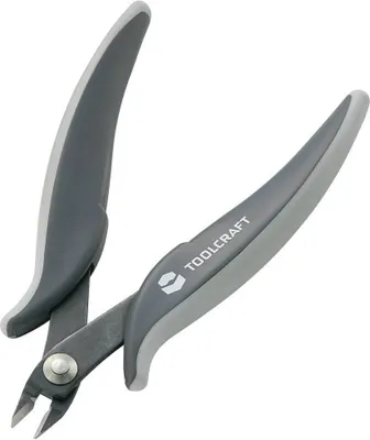 Produktbild von TOOLCRAFT 816744 Elektronik- u. Feinmechanik Seitenschneider ohne Facette 128 mm