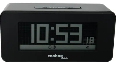Produktbild von Technoline WT 295, Digitaler Wecker, Rechteck, Schwarz, °C, F, LCD, AA Mignon (LR06)