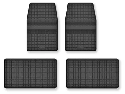 Obrázek produktu pro Gumové vaničkové autokoberce pro: Land Rover Discovery II 1998-2004 terénní černé 4 ks