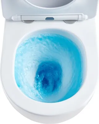 Produktbild von Swiss Aqua Technologies Wand-WC mit Tornado-Spülung und WC-Sitz mit SoftClose, glänzend weiß