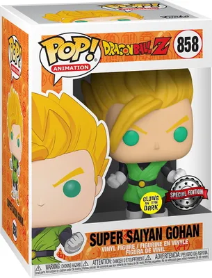 Produktbild von Dragon Ball Z - Super Saiyan Gohan 858 Special Edition Glows in the Dark - Funko Pop! - Vinyl Figur