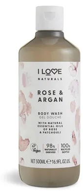 Obrázek produktu pro Hydratační sprchový gel Naturals Rose & Argan (Body Wash) 500 ml