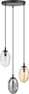 Immagine prodotto di Lampadario Emibig 3xE14 10W ASTRAL con 3 paralumi multicolori 1268/3PREM