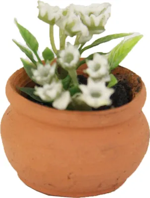 Produktbild von Krippenzubehör Blumentopf 2,6 cm aus Ton für Weihnachtskrippe
