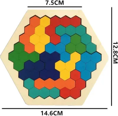 Produktbild von Kinder Baby Holz Puzzle Geometrie Lernspielzeug
