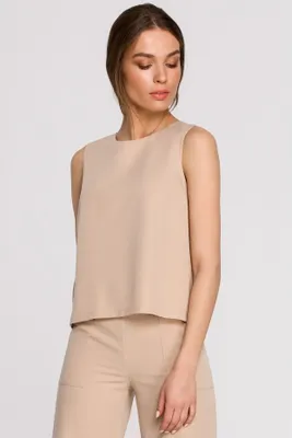 Zdjęcie produktu dla Stylove Damski podkoszulek Amfodas S257 beżowy XL