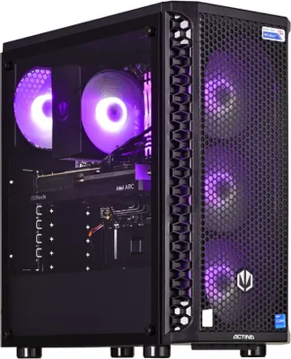 Produktbild von Actina 5901443329848 PC Midi Tower AMD Ryzen™ 5 5600G 16 GB DDR4-SDRAM 500 GB SSD Czarny