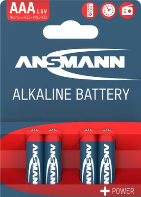 Produktbild von Batterie 5015553 Alkaline Micro LR03 AAA 4 Stück Packung mit 50 Stück