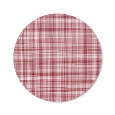 Produktbild von MuchoWow® Mauspad Mousepad Muster - Rot - Wellen 40x40 cm - Mousepads - Maus Mat - Pad - Mausunterlage - Schreibtisch Accessoires