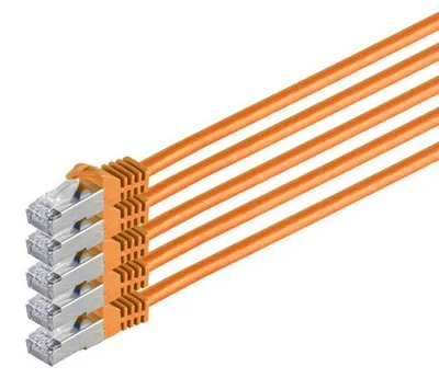 Zdjęcie produktu dla Kabel krosowy RJ45 z kablem surowym CAT 7 PIMF lub 0,5 m