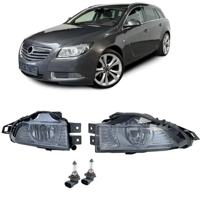 Für Opel Insignia A 2008-2013 Nebelscheinwerfer Schwarz SET Links + Rechts in der Farbe Schwarz von Carparts-Online GmbH