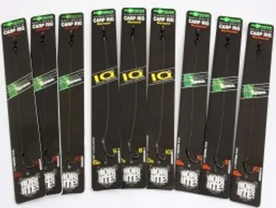 Produktbild von Korda READY-TIED CARP RIGS Karpfenhaken, Modell:N-Trap 30 lb – Kurv Shank B 6