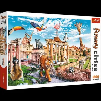 Zdjęcie produktu dla Trefl - S.CENA Puzzle -1000 Fun Cities WildRome