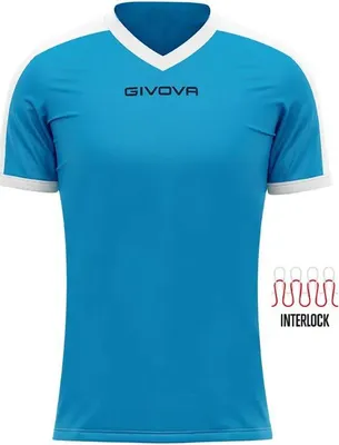 Produktbild von Sport-T-Shirt Givova Revolution Sky-weiß Blau - 3XL