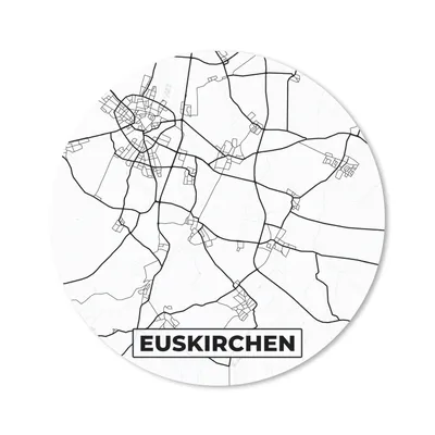 Produktbild von MuchoWow® Mauspad Mousepad Karte - Euskirchen - Stadtplan 40x40 cm - Mousepads - Maus Mat - Pad - Mausunterlage - Schreibtisch Accessoires