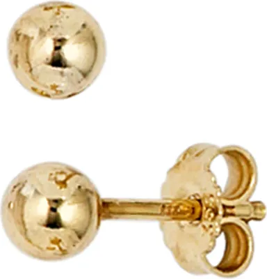 Ohrstecker-aus-333-Gelbgold-Kugel-Ø-4mm