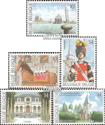 Produktbild von Briefmarken Belgien 1990 Mi 2429-2433 (kompl.Ausg.) postfrisch Tourismus