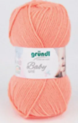 Produktbild von 50g Baby  Strickgarn Häkelgarn apricot (08) stricken häkeln