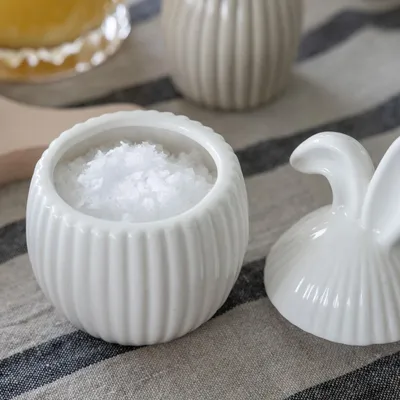 Produktbild von Osterdekoration Dose Alba - weiß: small