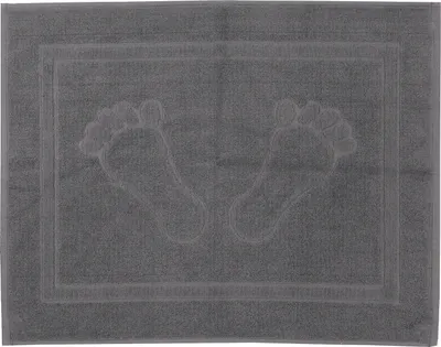 Produktbild von Frottier Duschvorleger Badematte Duschmatte Badvorleger 50x70 cm hochwertig uni einfarbig Füße