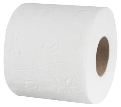 Produktbild von Tissue24 Toilettenpapier 3-lagig 64 Rollen | 250 Blatt je Rolle | Zellstoff | & EU Ecolabel | Hochweiß | Weich | Premium WC Papier