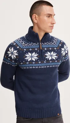 Produktbild von 11 Project PRTim - 20715244ME Herren Strickpullover Troyer Grobstrick Pullover