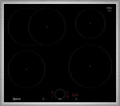 Image de Neff N 70, Table de cuisson à induction, 60 cm, noir, avec cadre à poser, T56SHF1L0