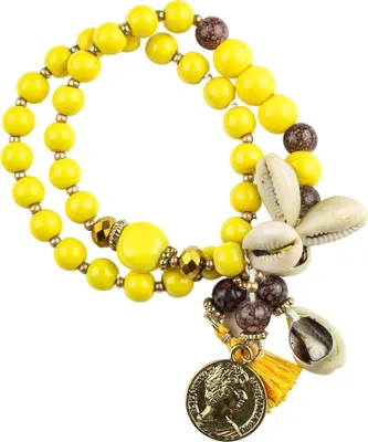 Produktbild von Armband Bangalore aus echten Glasperlen von collezione alessandro