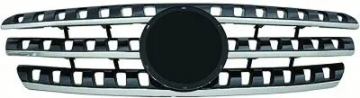 Produktbild von DIEDERICHS 1690240 Kühlergrill Frontgrill passend für MERCEDES-BENZ M-Klasse (W163) Mitte Chrom Schwarz