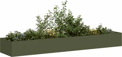 Obrázek produktu pro Truhlík olivově zelený 360x80x40 cm ocel