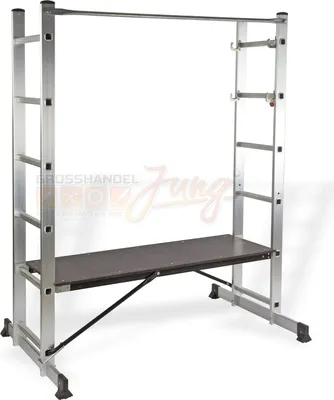 Produktbild von Alu Mehrzweckleiter / Gerüst 3 in 1