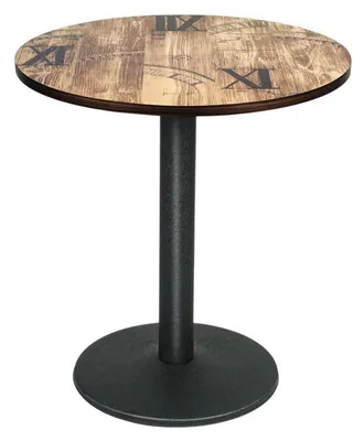 Image de Table bistrot ronde en MDF, dimensions : 70 x 70 x 72 cm