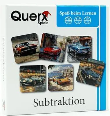 Produktbild von Lernspielzeug Fahrzeuge für Kinder ab 3 Jahren zum Üben der Subtraktion