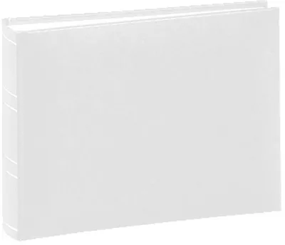 Produktbild von Henzo Fotoalbum Kleinalbum BASICLINE weiß 21,5x16 cm 50 weiße Seiten