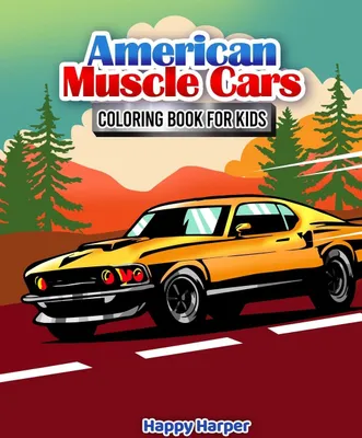 Produktbild von Muscle Cars Coloring Book
