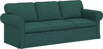 Immagine prodotto di vidaXL Divano Verde scuro 215 x 82 x 80 cm Tessuto