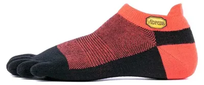 Zdjęcie produktu dla Vibram Fivefingers No Show Socks Red EU 46-49 Man Red EU 46-49