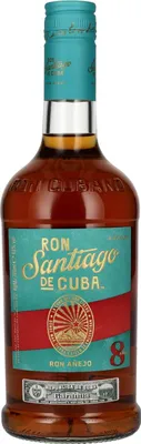 Produktbild von Santiago de Cuba Brauner Rum D.O.P. Cuba Ron Santiago de Cuba 8 Year Old Anejo 40%vol Spirituosen