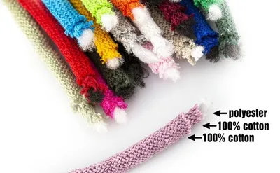 Obrázok produktu pre WAS, bavlnená šnúra s polyesterovým jadrom, pletená, 9 mm, 50 m, fuchsiová